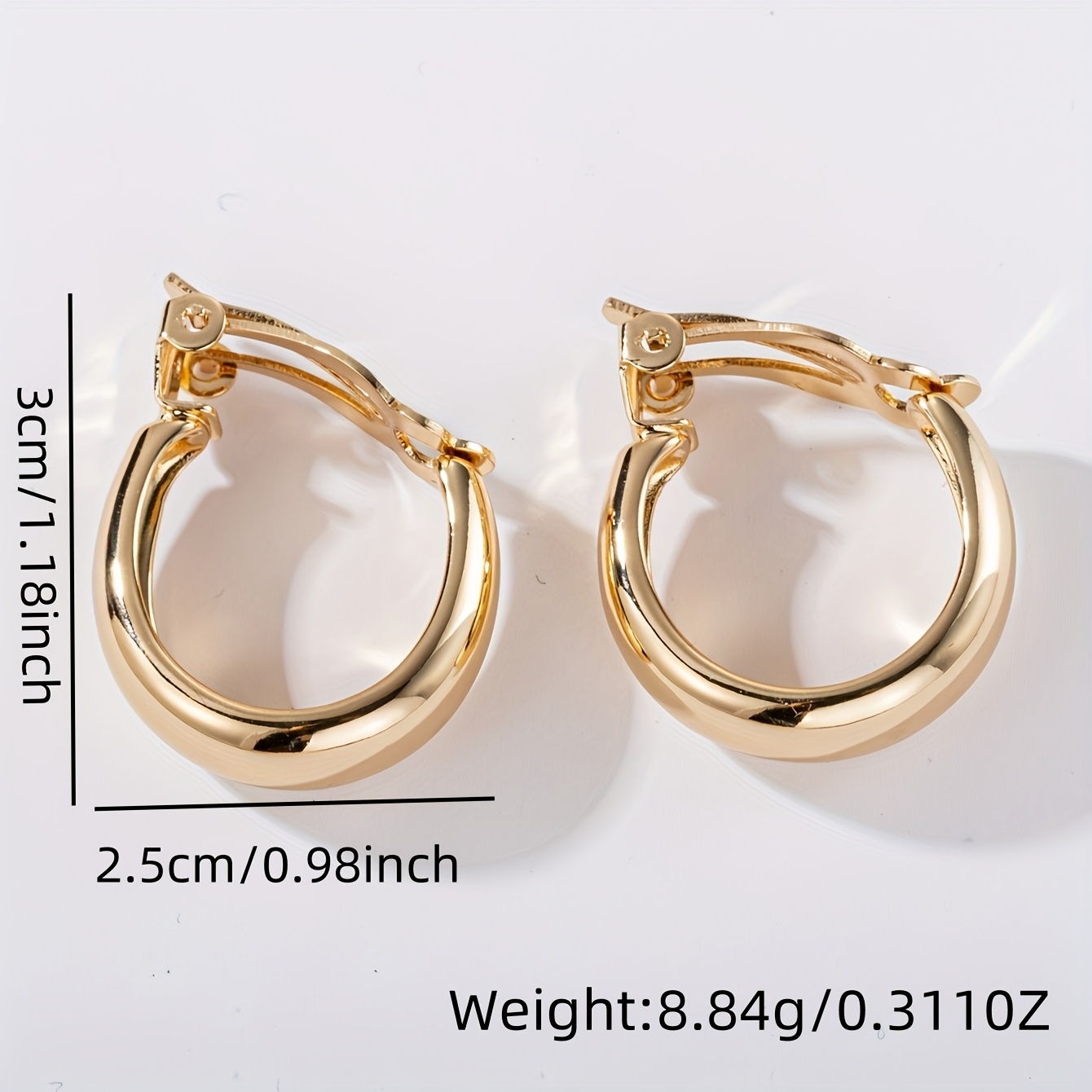 Unisex Magnetic Hoop Earrings - No Piercing Required